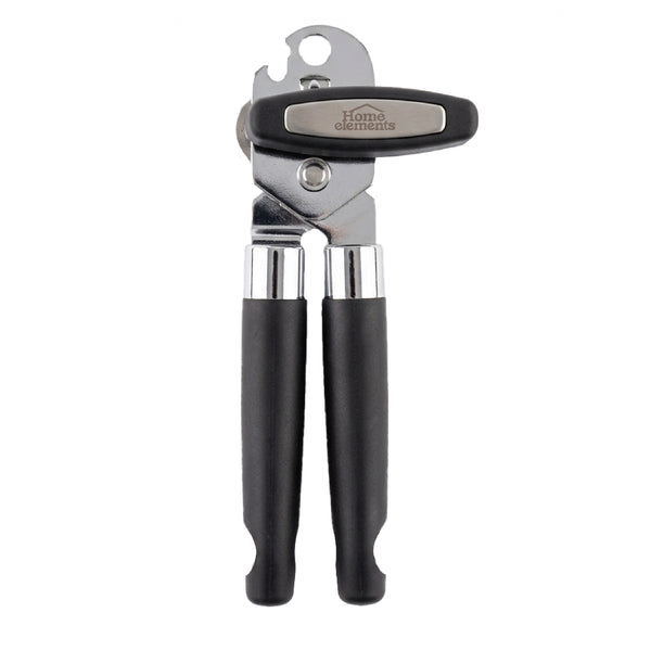 Abrelatas Negro Acero Inox Heal 259ss Frente Home Elements