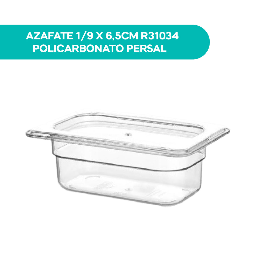 Azafate 1/9 X6,5CM R31034 Policarbonato Persal 