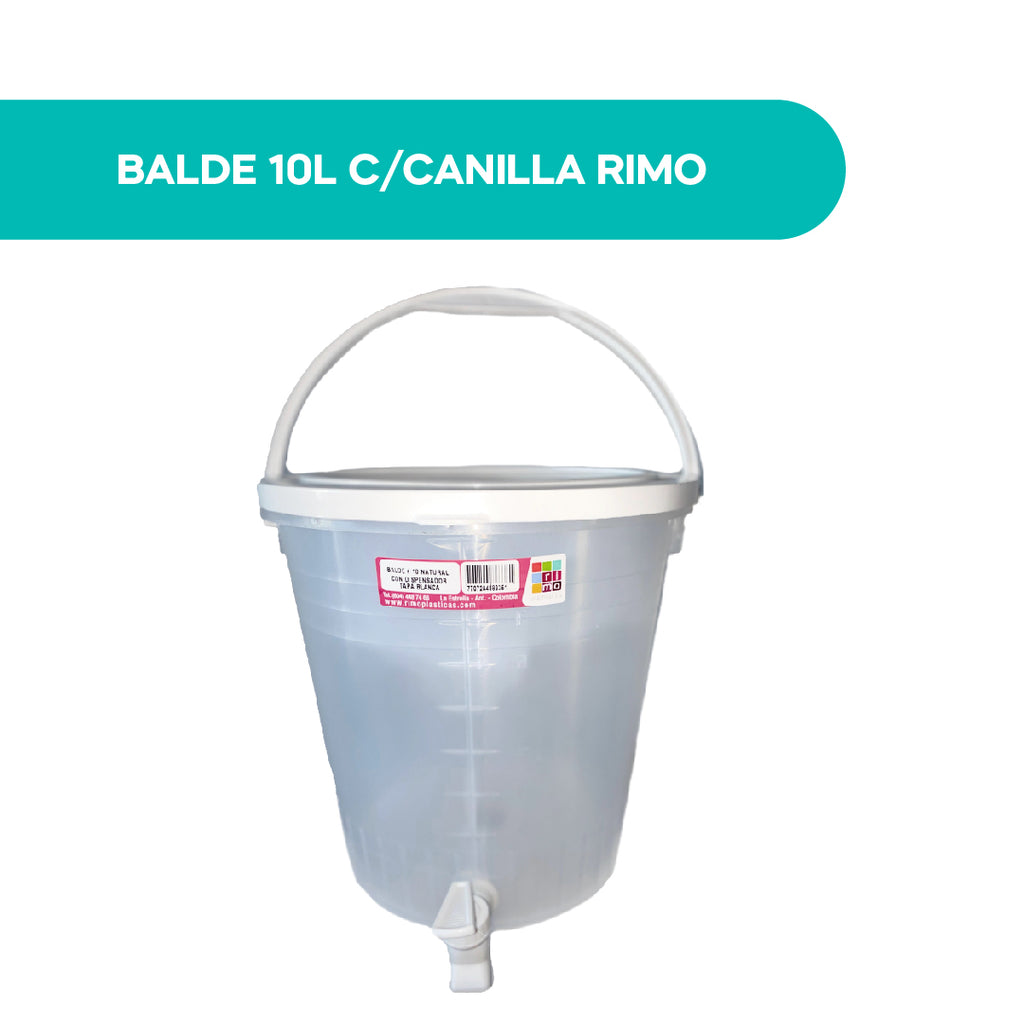 Balde 10L C/Canilla Rimo