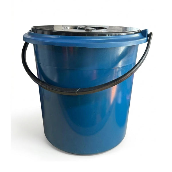 Balde 15L con Tapa Azul Mundiplas