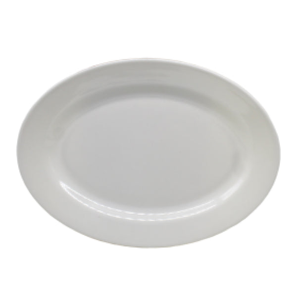 Bandeja Ovalada 30X22 P1023 Frente Melamina Blanca