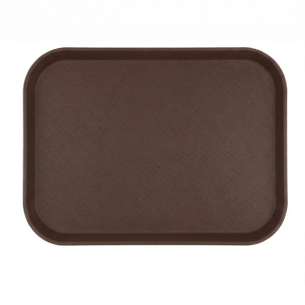 Bandeja Rectangular Antideslizante 25060  Café JA