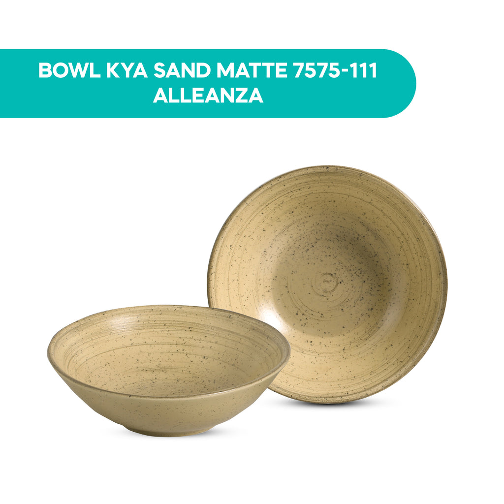 Bowl Kya Sand Matte 7575-111 Alleanza