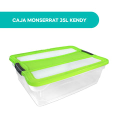 Caja Organizadora Monserrat Plastica 65 Litros Kendy