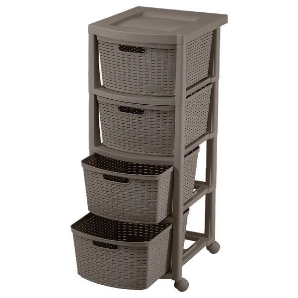 Cajonero Rattan 4G Mocca 9835 Abierto Rimax