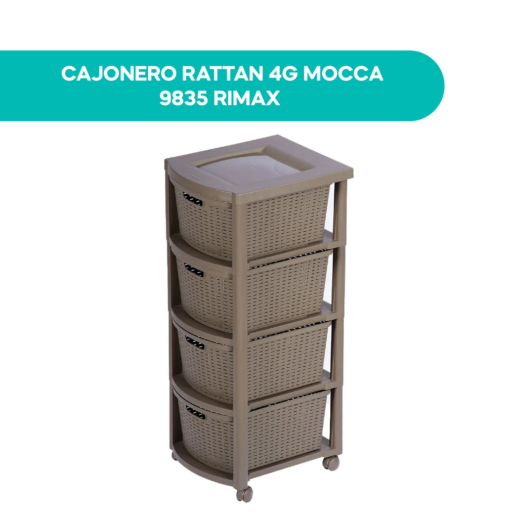 Cajonero Rattan 4G Mocca 9835 Rimax