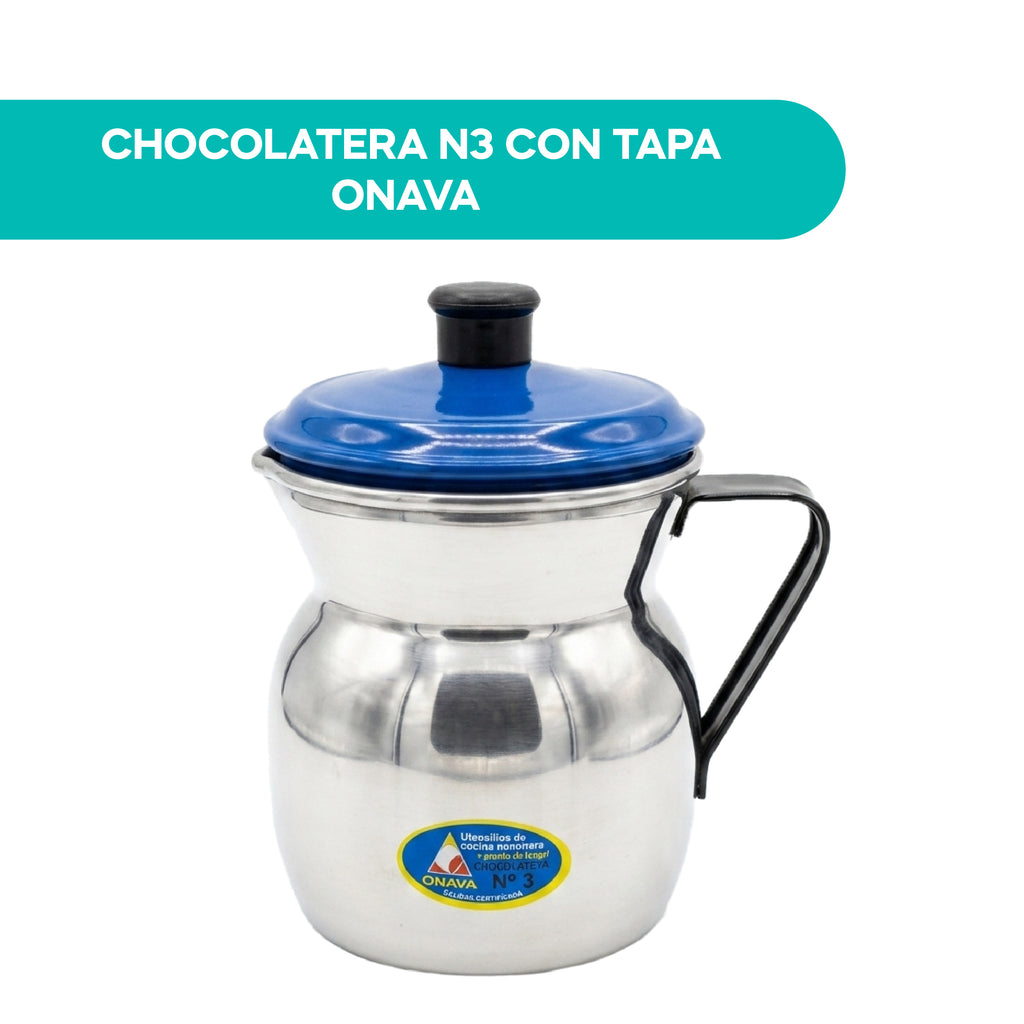 Chocolatera N3 con Tapa Onava