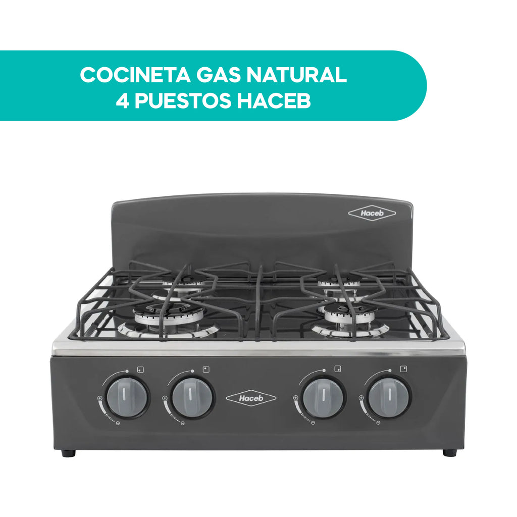 Cocineta Gas Natural 4 Puestos Haceb