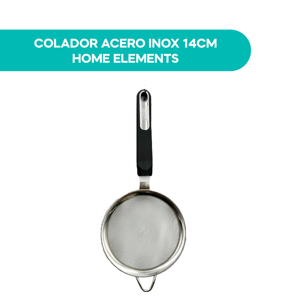 Colador Acero Inox 14CM Home Elements