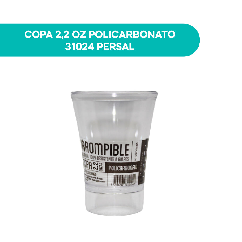Copa 2,2 OZ Policarbonato 31024 Persal