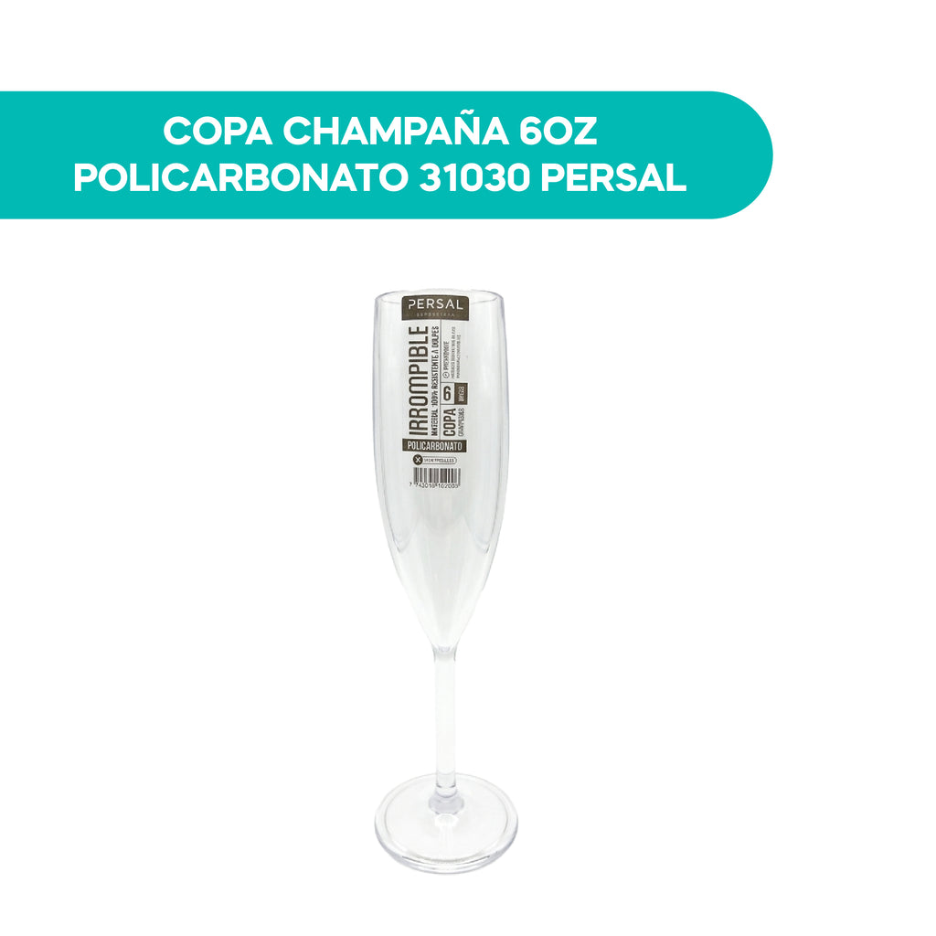 Copa Champaña 6OZ Policarbonato 31030 Persal