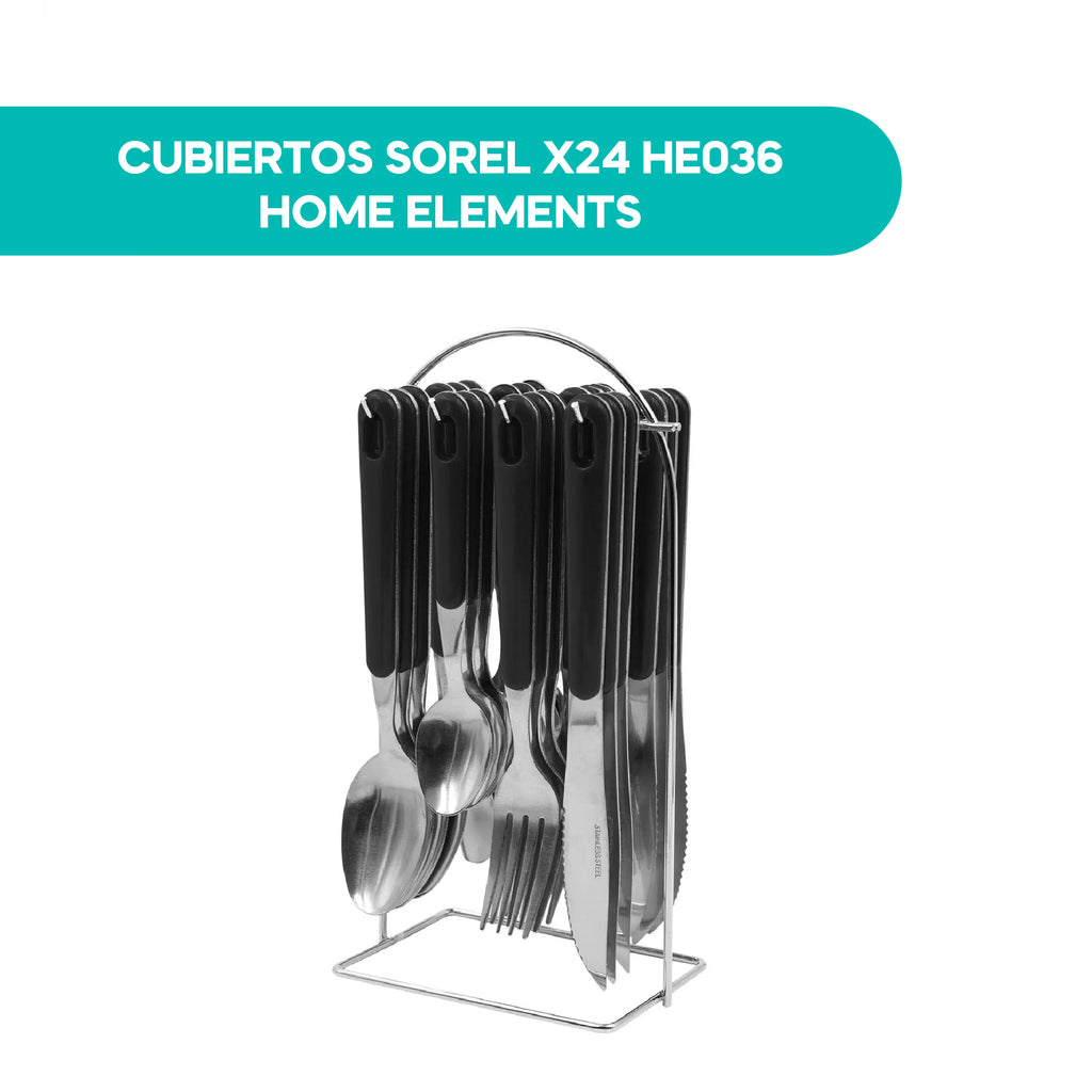 Cubiertos Sorel X24 HE036 Home Elements