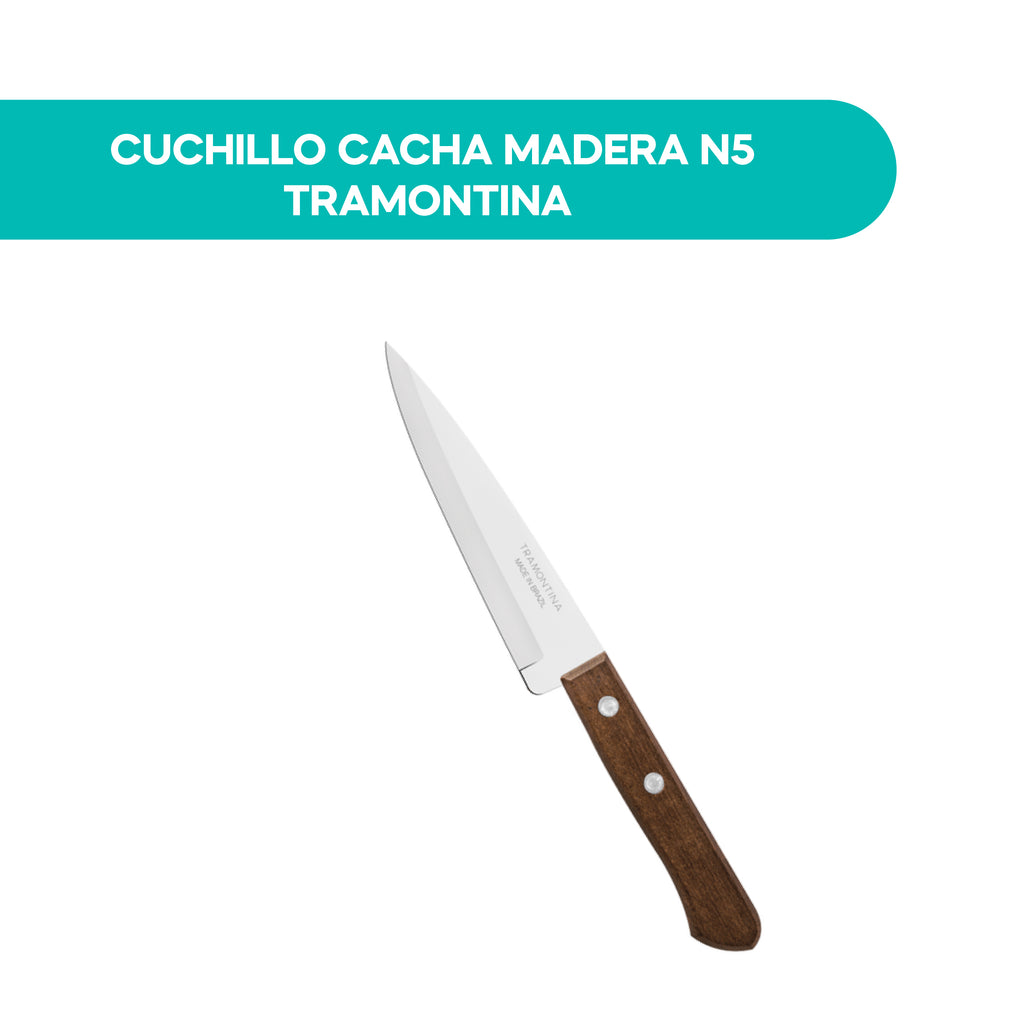 Cuchillo Cacha Madera N5 Tramontina