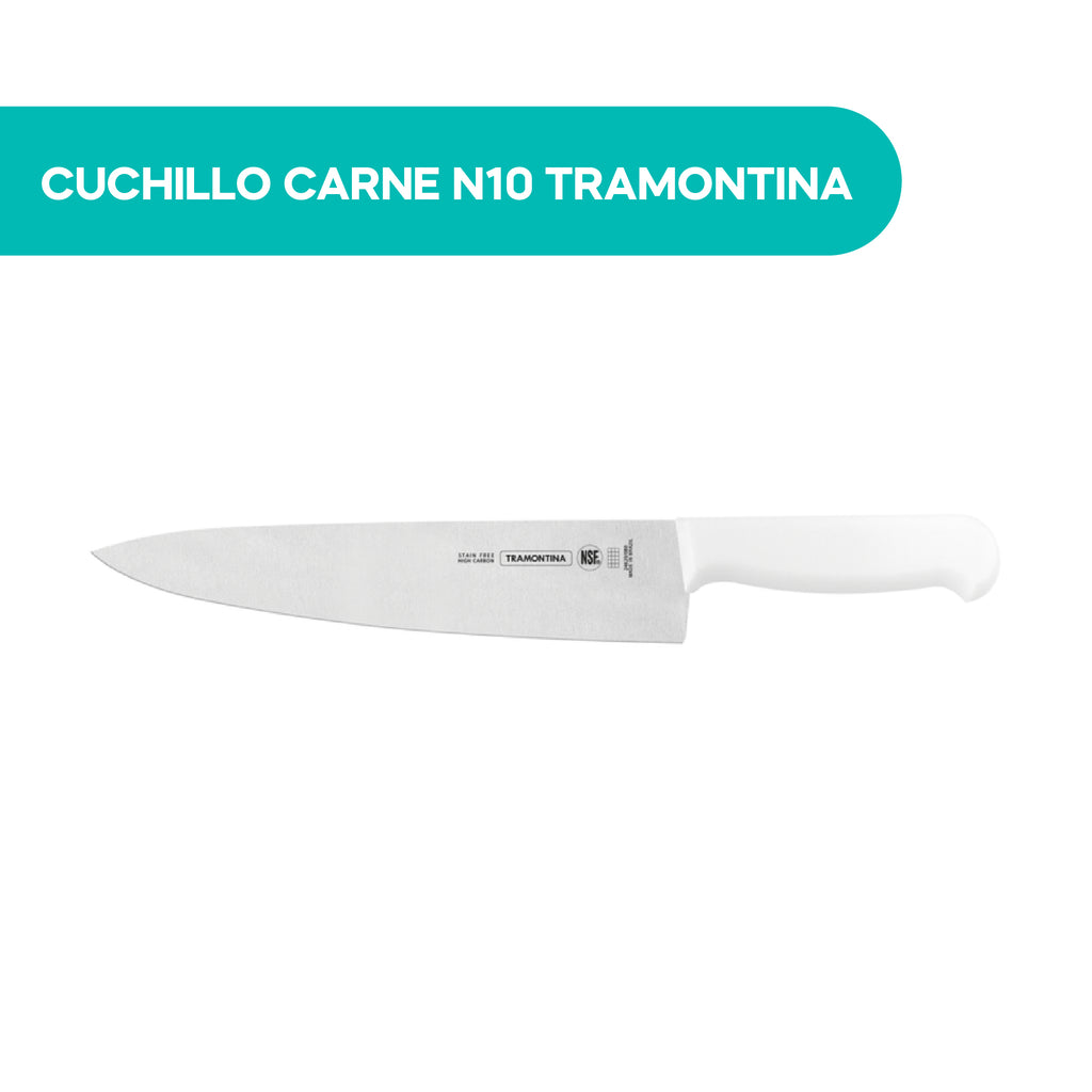 Cuchillo Carne N10 Blanco Tramontina