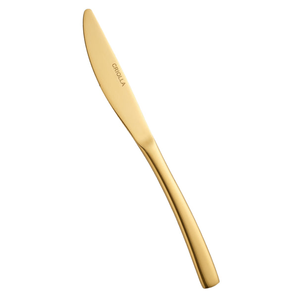 Cuchillo Mesa Dorado Mate Criolla Lateral North