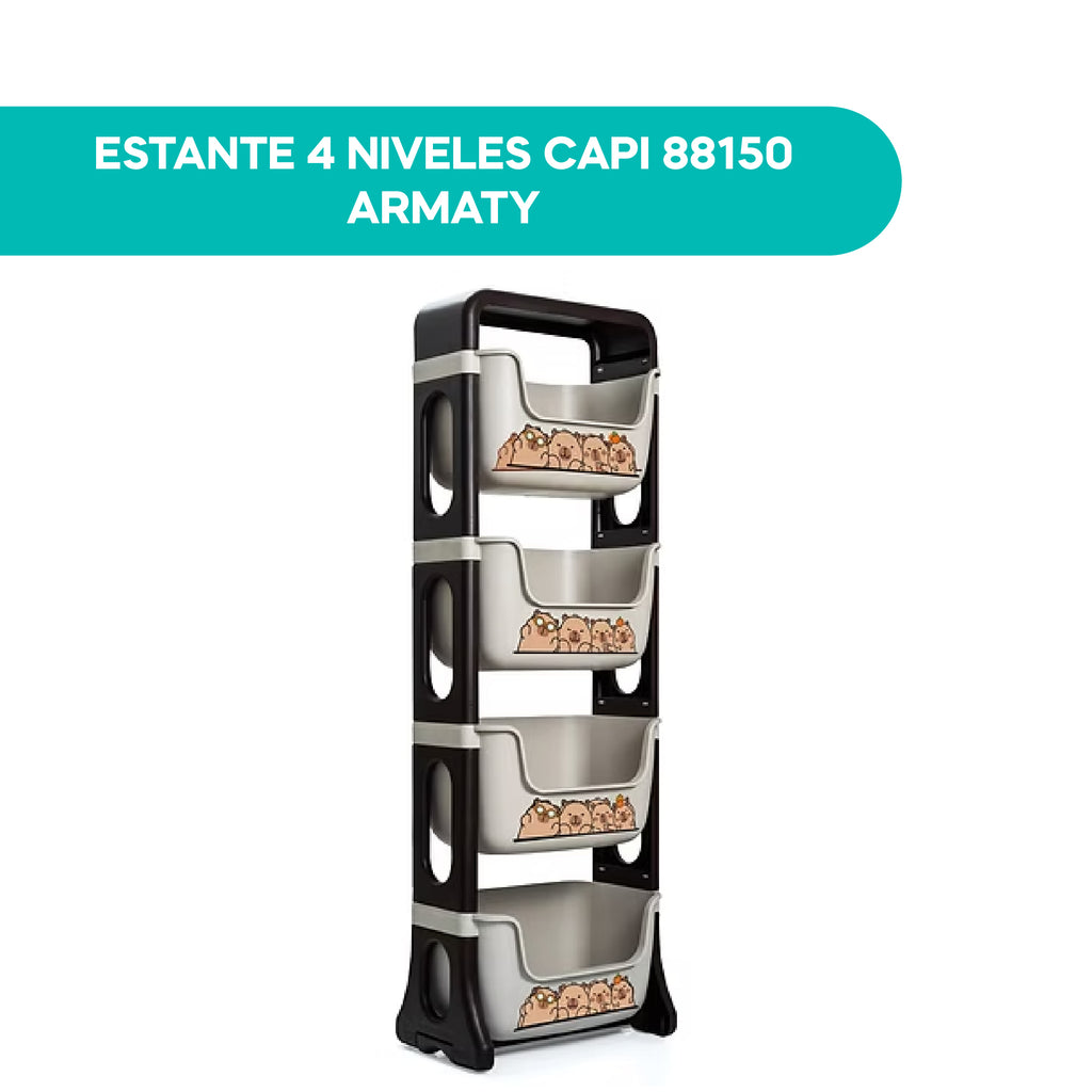Estante 4 Niveles Capi 88150 Armaty