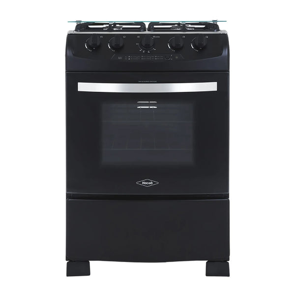 Estufa Orégano 60 VF Gas Propano Negro Frente Haceb