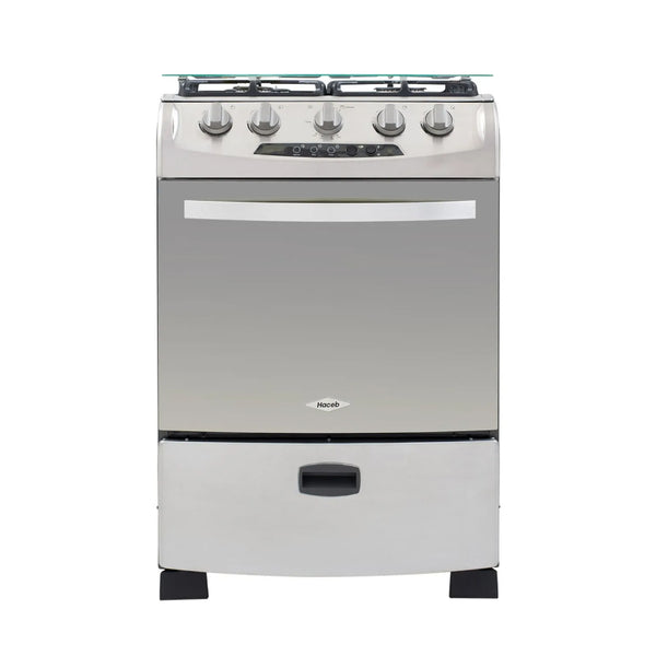 Estufa Orégano Ultra 60CMS Inox Gas Natural Frente Haceb