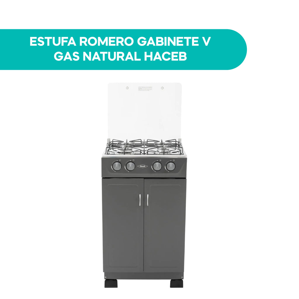 Estufa Romero Gabinete V Gas Natural Haceb