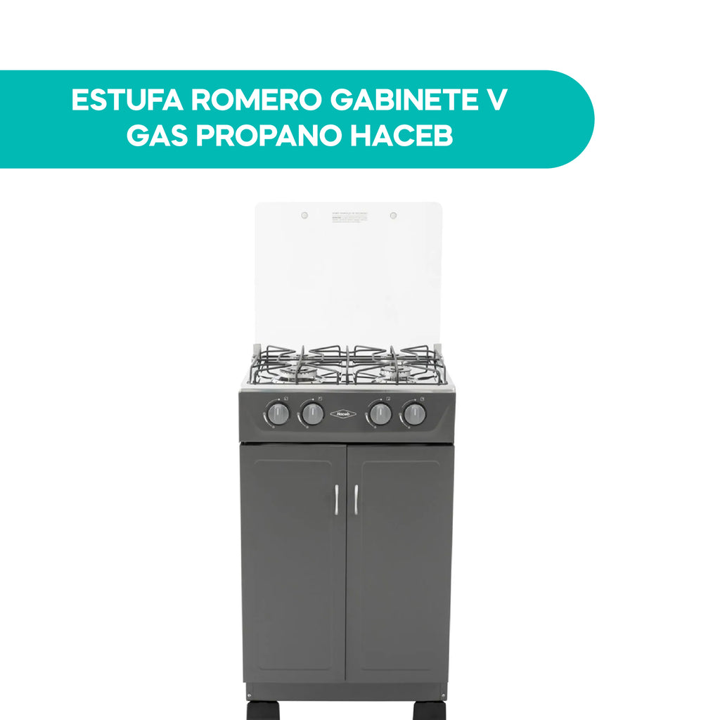 Estufa Romero Gabinete V Gas Propano Haceb