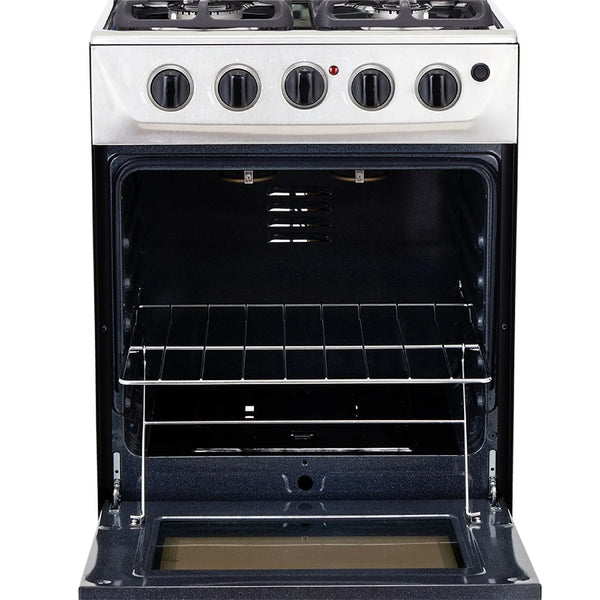 Estufa Romero Ultra 50CM Gas Natural Inox Abierta Haceb