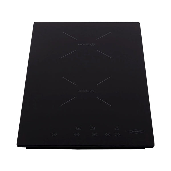 Estufa de Empotrar Inducción Negra 30CM Eléctrica 220V Frente Haceb