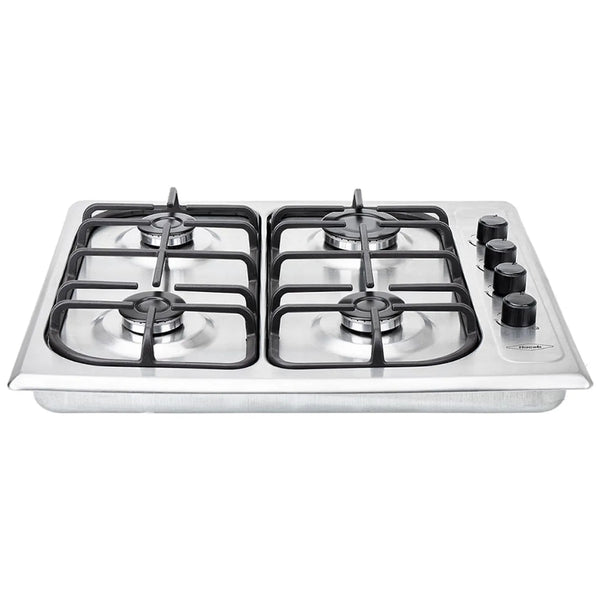 Estufa de Empotrar Sesamo Inox Hierro Fundido Gas Natural Frente Haceb