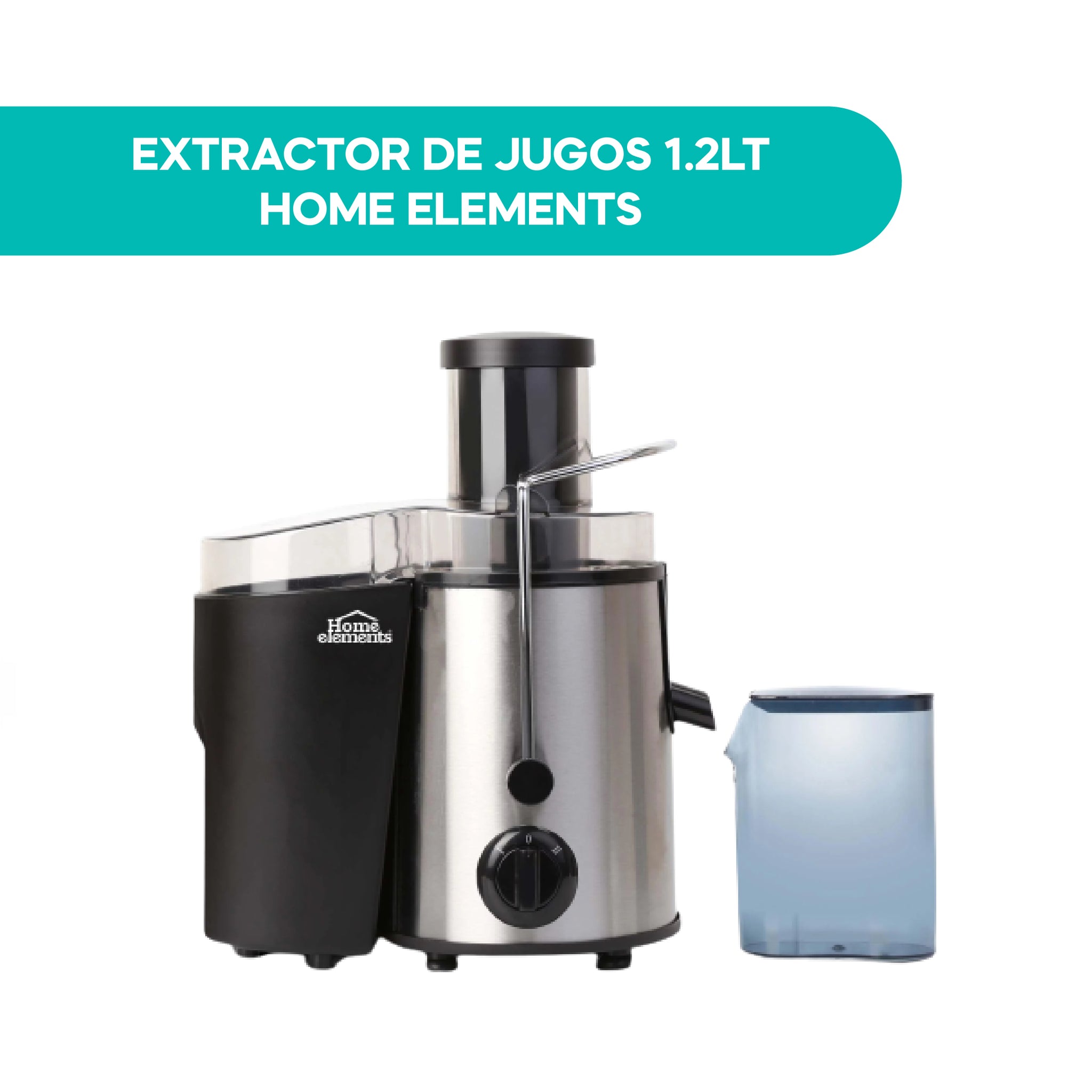 Extractor de Jugos 1,2L Home Elements – KOSTAMAR