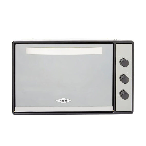 Horno Eléctrico Medio Formato Inox 120V Frente Haceb