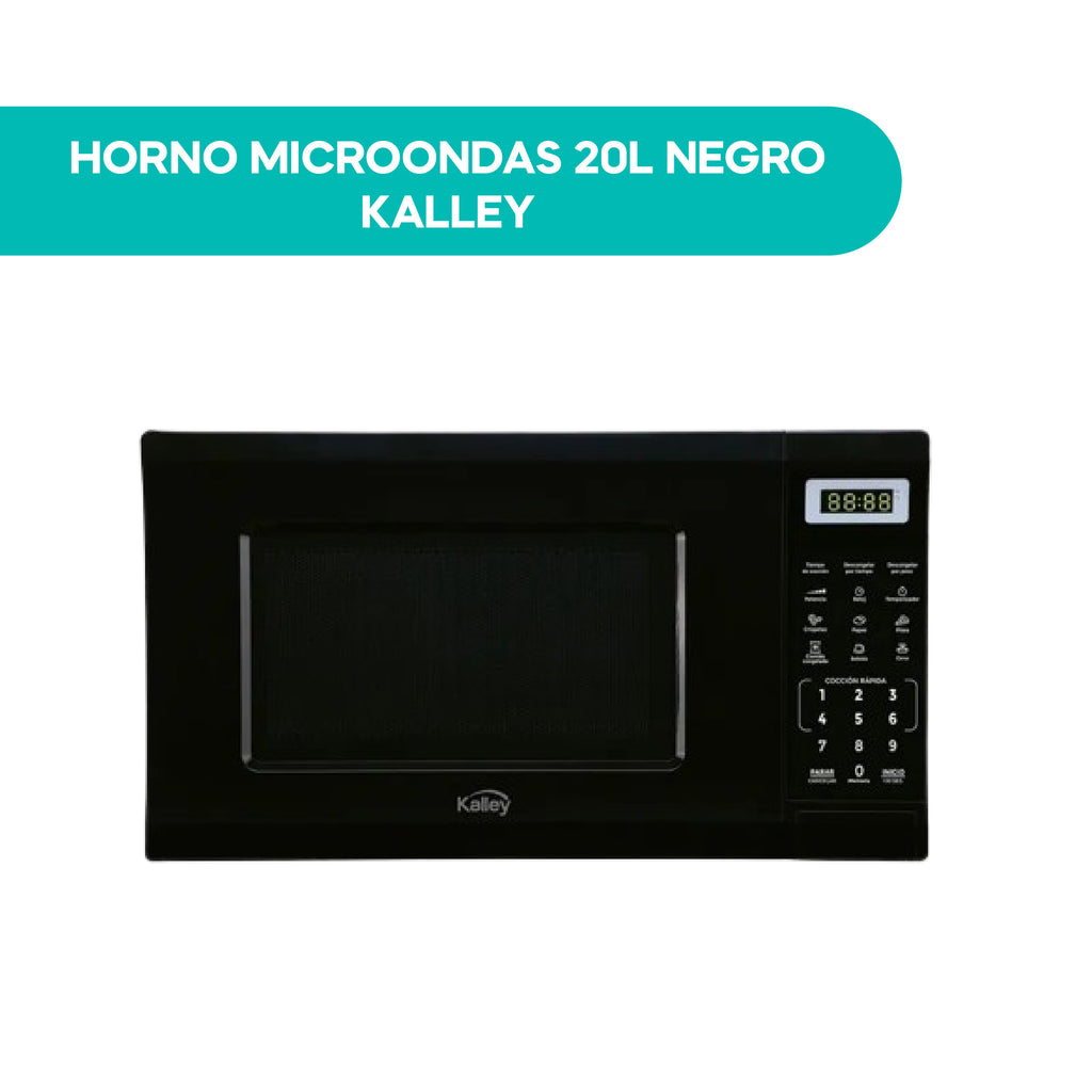 Horno Microondas 20L Negro Kalley