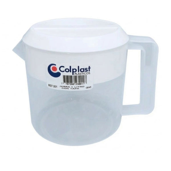 Jarra 1L Blanco Colplast