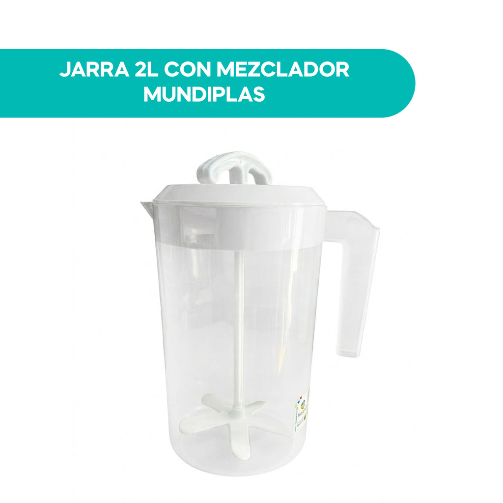 Jarra 2L con Mezclador Mundiplas