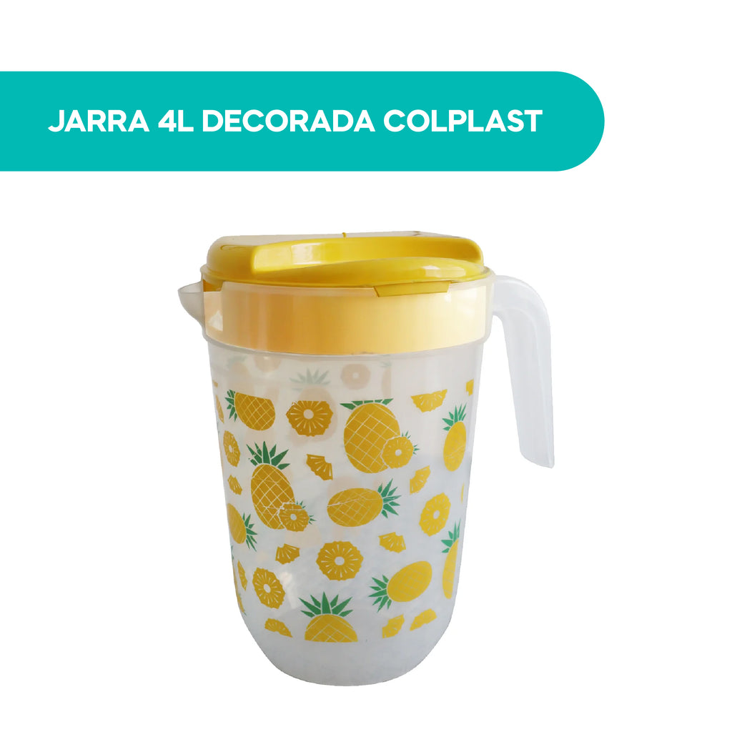 Jarra 4L Decorada Colplast
