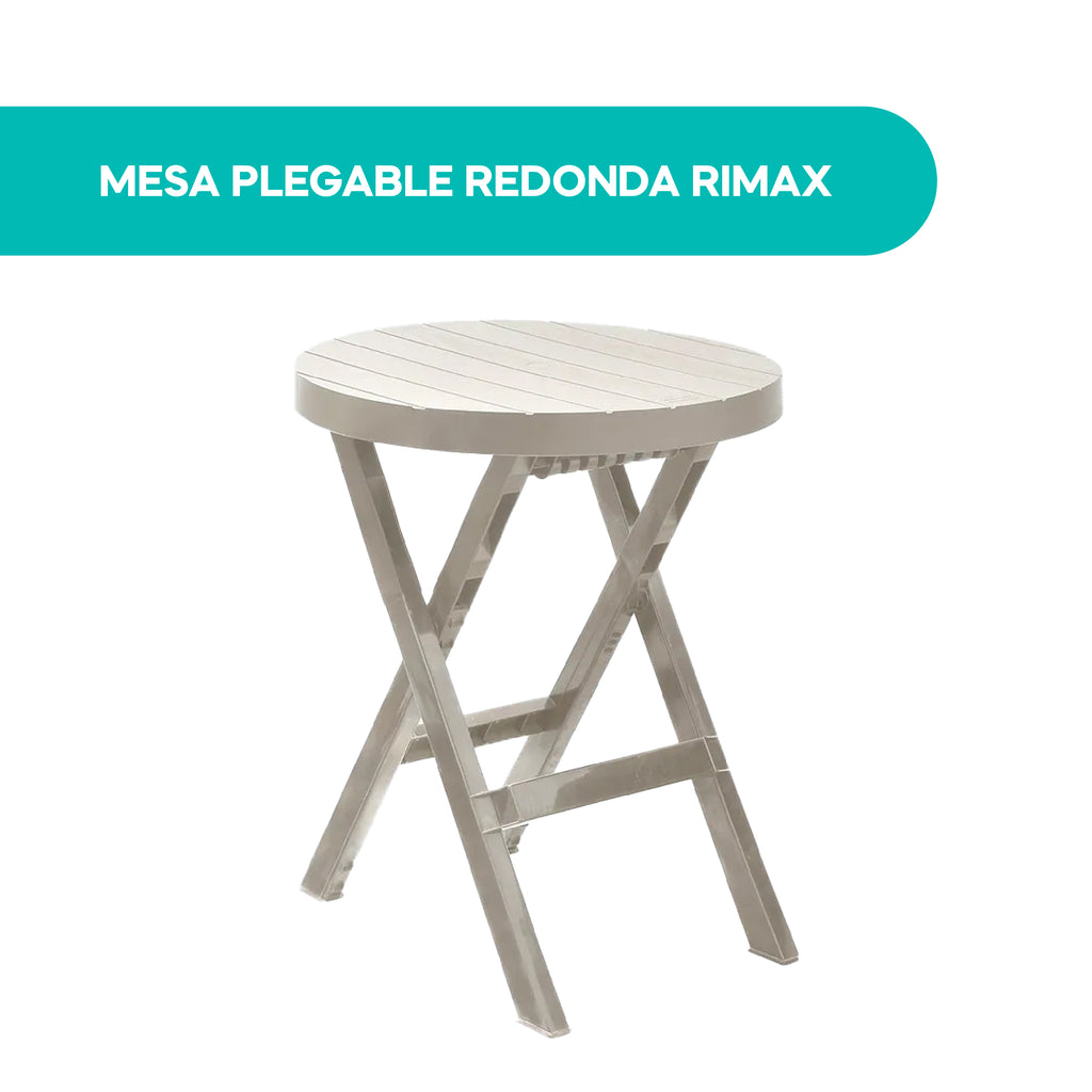 Mesa Plegable Redonda Rimax