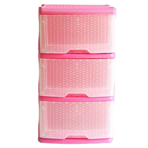 Mueble X3 13033 Fucsia Natural Ratan Frente Rimo
