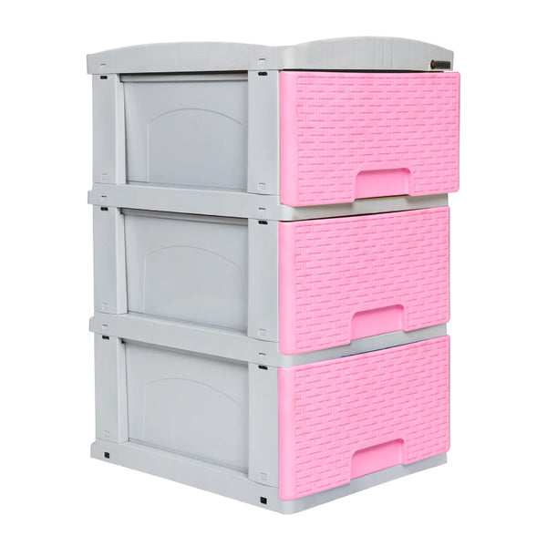 Mueble X3 1347 Rosado Gris Perfil Colplast