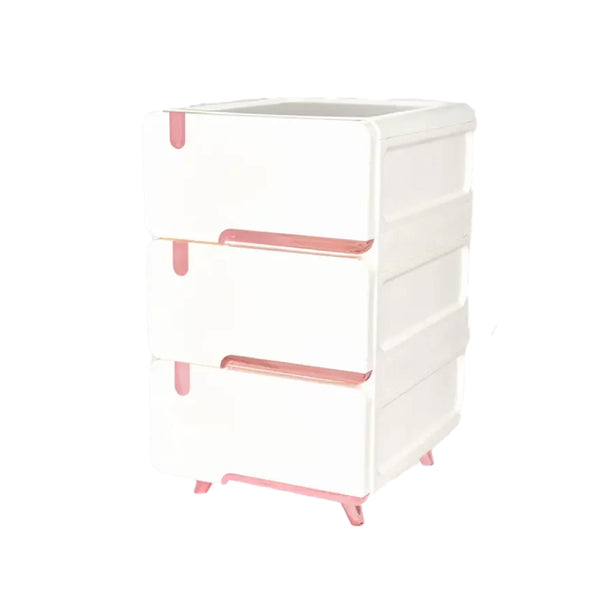 Mueble X3 Lujo Pequeño Blanco Oro Rosa  Luxury Plast
