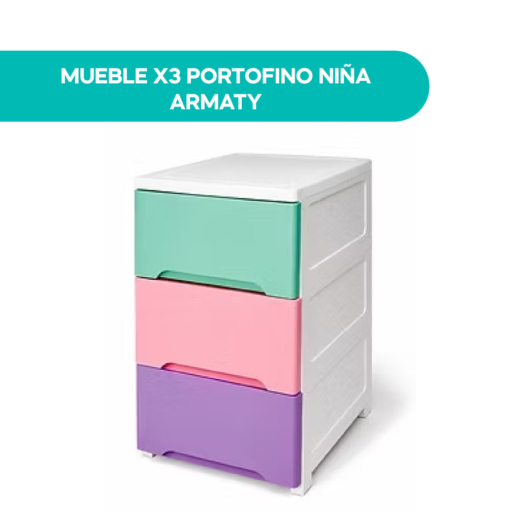 Mueble X3 Portofino Niña Armaty