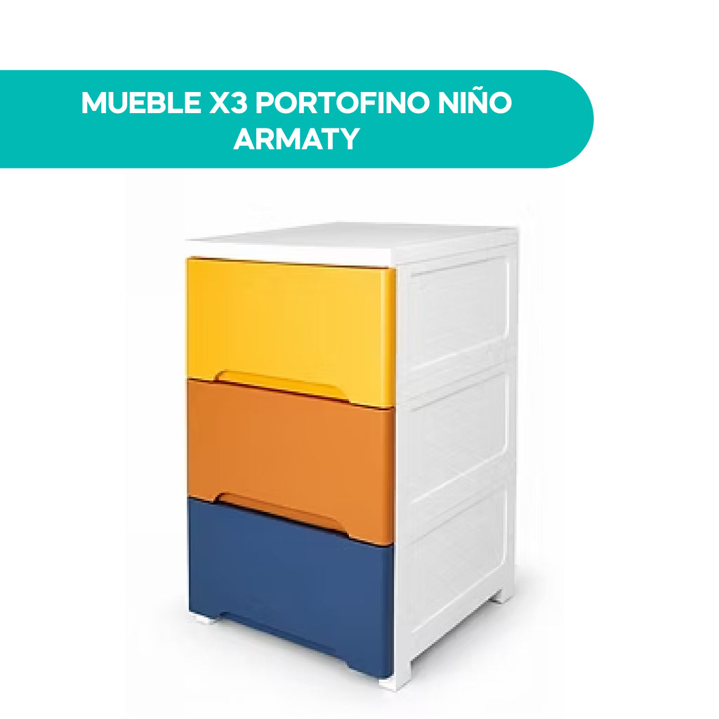 Mueble X3 Portofino Niño Armaty