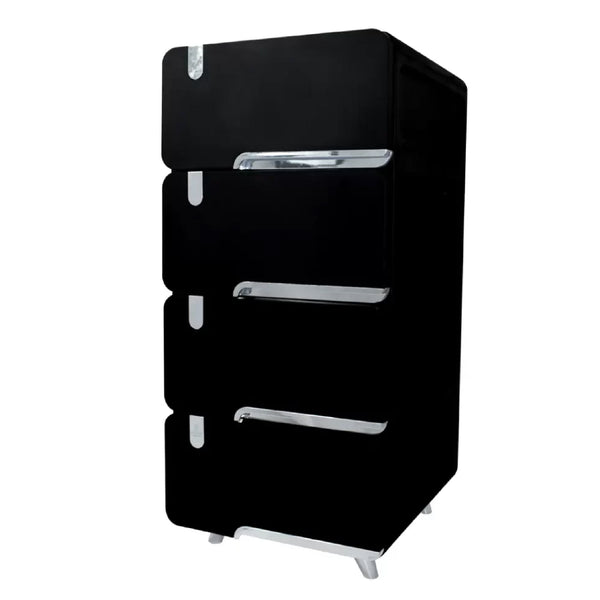 Mueble X4 Lujo Pequeño Negro Plata Perfil Luxury Plast