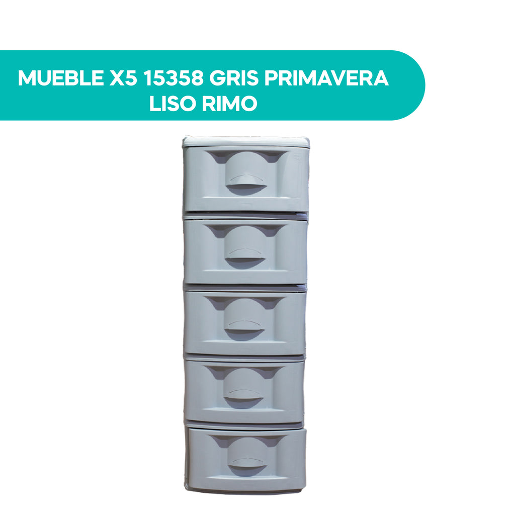 Mueble X5 15358 Gris Primavera Liso Rimo