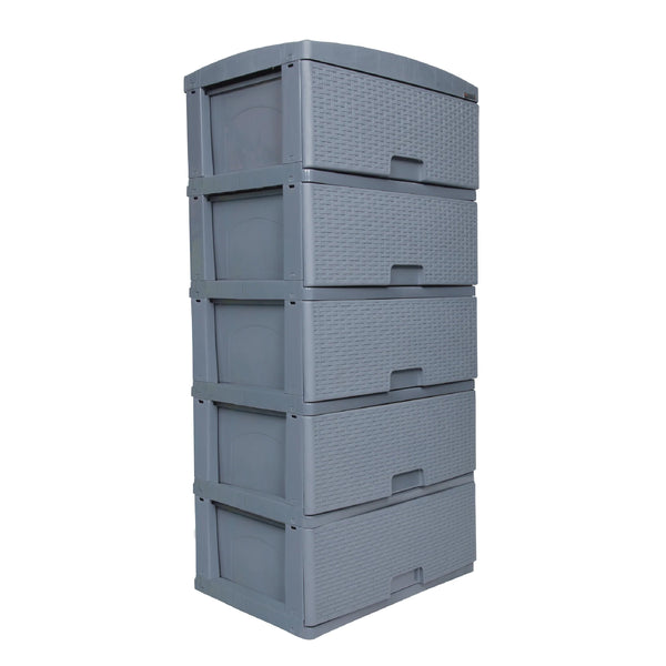 Mueble X5 783 Grande Gris Ratan Colplast
