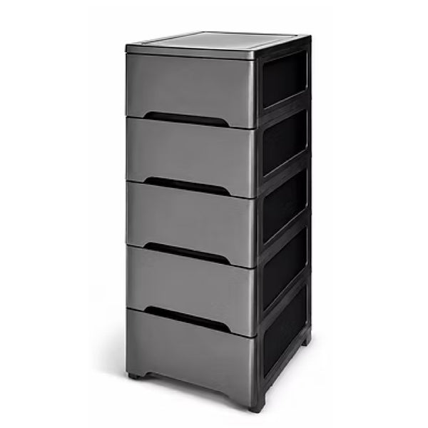 Mueble X5 Portofino Negro Lateral Armaty
