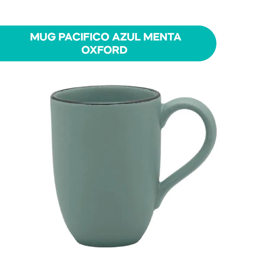 Mug Pacifico Azul Menta Oxford