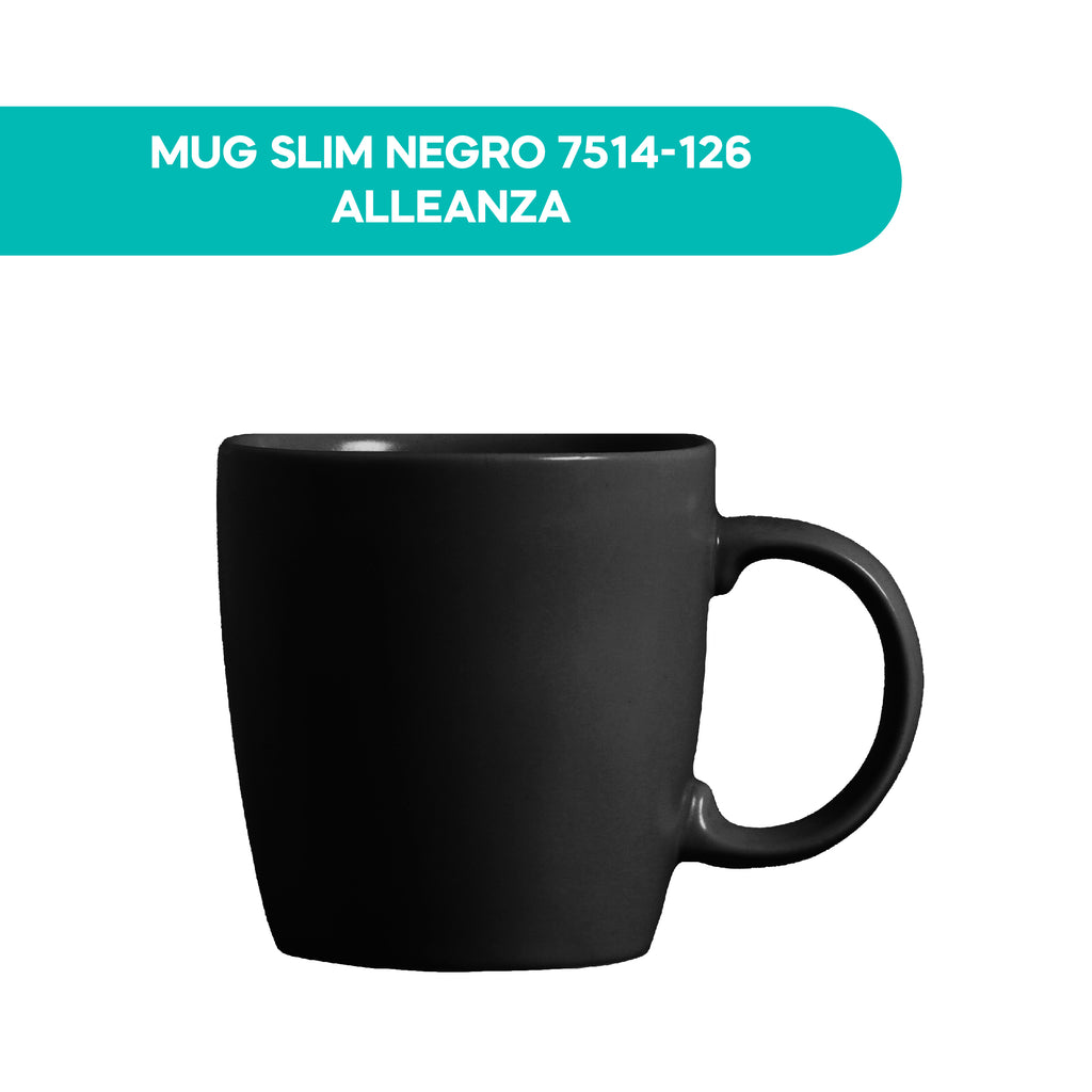 Mug Slim Negro 7514-126 Alleanza