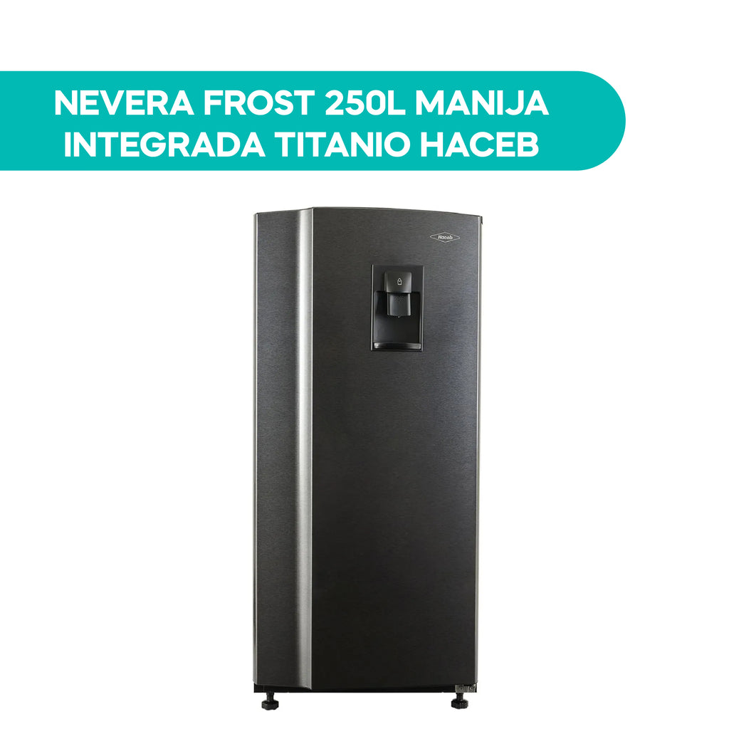 Nevera Frost 250 Litros Manija Integrada Titanio Haceb
