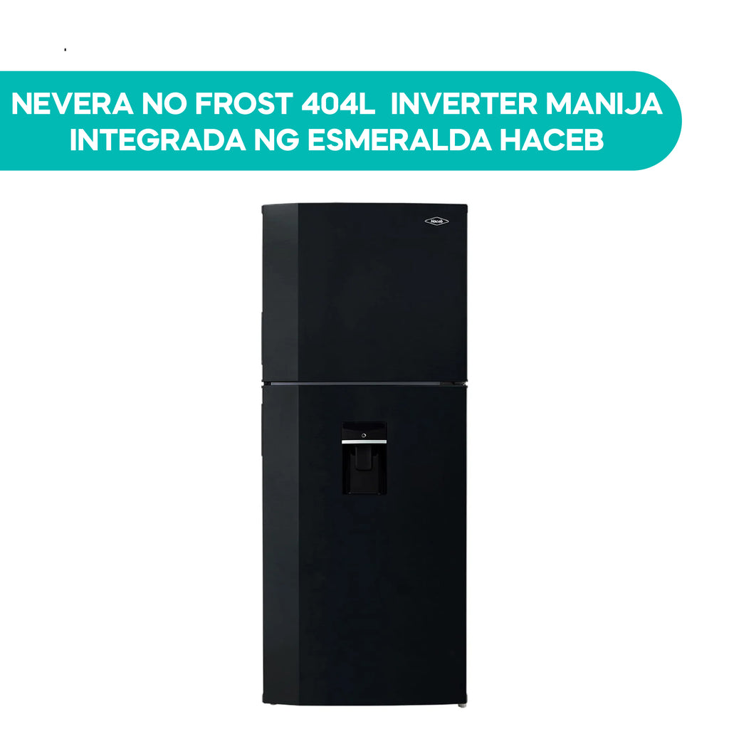 Nevera No Frost 404L Inverter Manija Integrada NG Esmeralda Haceb