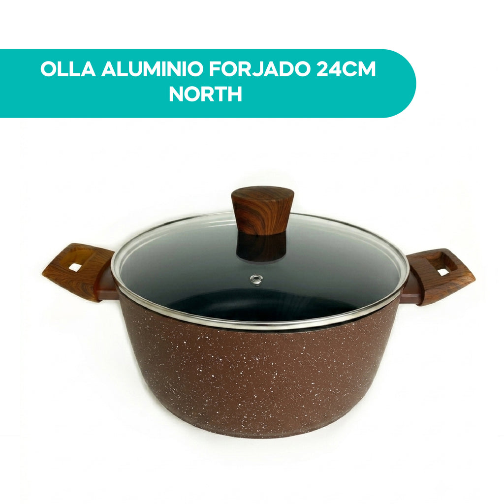 Olla Aluminio Forjado 24CM North