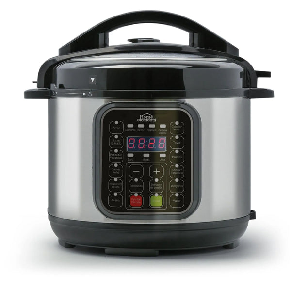 Olla Multifuncional Acero 4L Frente Home Elements