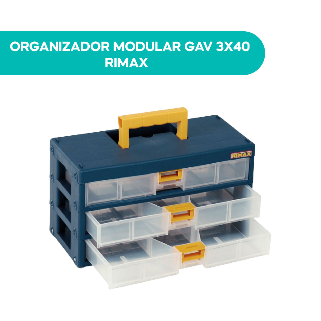 Organizador Modular Gavetero 3X40 Rimax